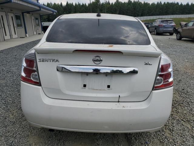 3N1AB6AP3CL647628 - 2012 NISSAN SENTRA 2.0 WHITE photo 6