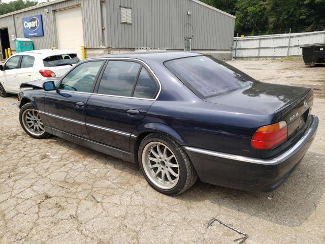 WBAGF8326WDL57058 - 1998 BMW 740 I AUTOMATIC BLUE photo 2