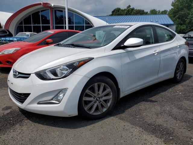 5NPDH4AE9FH576015 - 2015 HYUNDAI ELANTRA SE WHITE photo 1