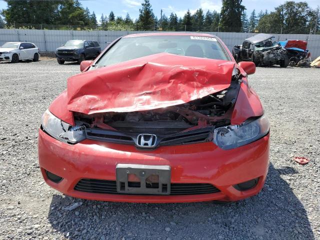 2HGFG12877H566436 - 2007 HONDA CIVIC EX RED photo 5