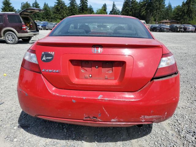 2HGFG12877H566436 - 2007 HONDA CIVIC EX RED photo 6