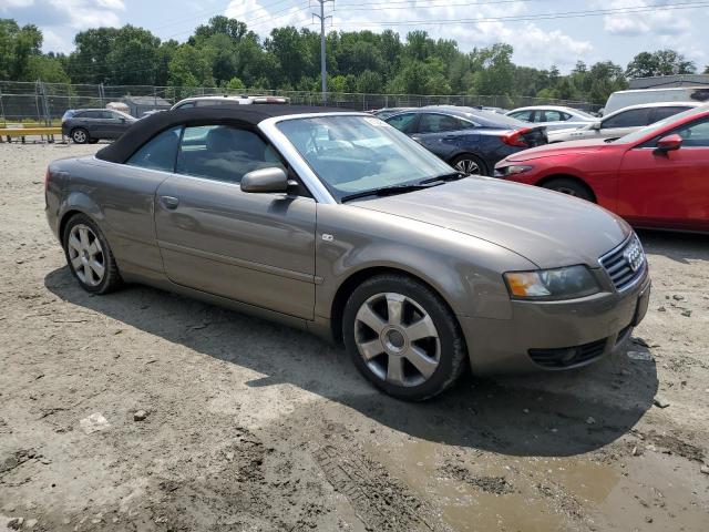 WAUAC48H04K024187 - 2004 AUDI A4 1.8 CABRIOLET TAN photo 4