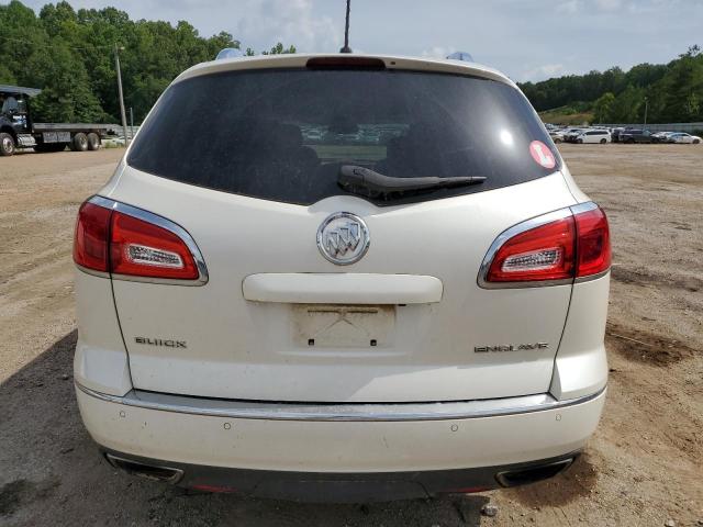 5GAKRBKDXEJ327390 - 2014 BUICK ENCLAVE WHITE photo 6