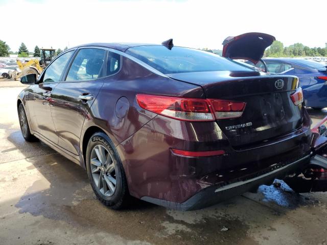 5XXGT4L31LG448379 - 2020 KIA OPTIMA LX BURGUNDY photo 2