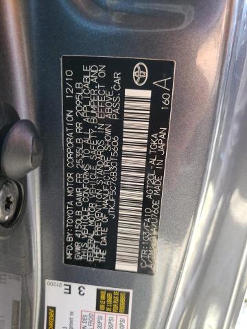 JTKJF5C76B3015606 - 2011 TOYOTA SCION TC 灰色 照片 12