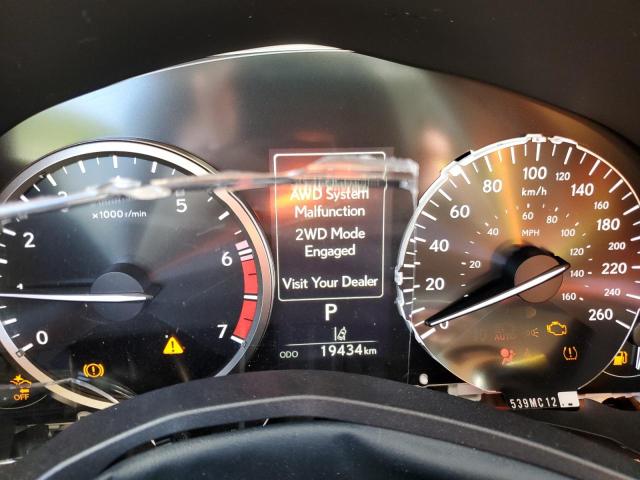 JTJAARDZ9M2249337 - 2021 LEXUS NX 300 BASE Gümüş foto 9