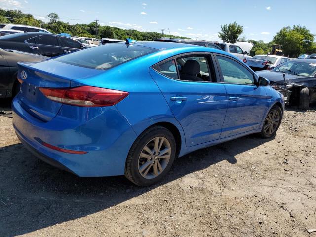 5NPD84LF8JH238071 - 2018 HYUNDAI ELANTRA SEL BLUE photo 3