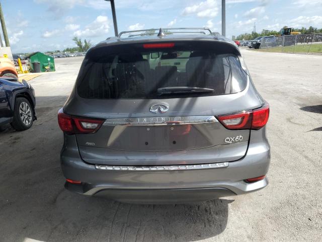 5N1DL0MM2KC566180 - 2019 INFINITI QX60 LUXE GRAY photo 6