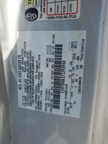 1ZVFT84N575293944 - 2007 FORD MUSTANG SILVER photo 12