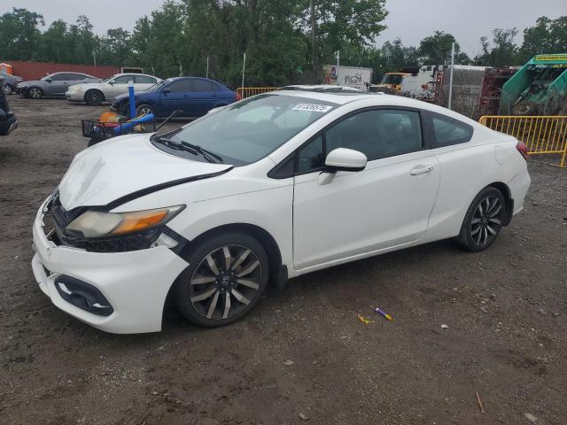 2HGFG3B08FH530016 - 2015 HONDA CIVIC EXL WHITE photo 1
