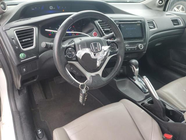 2HGFG3B08FH530016 - 2015 HONDA CIVIC EXL WHITE photo 8