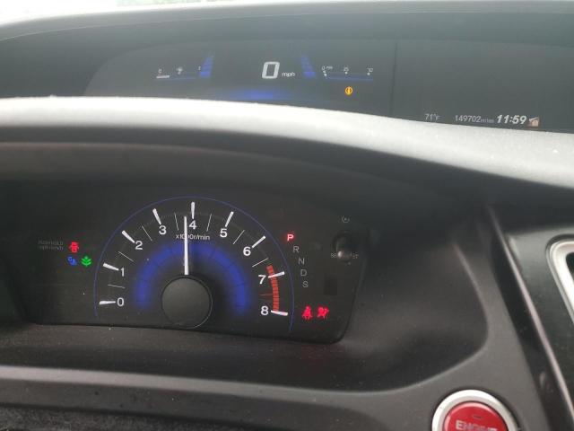 2HGFG3B08FH530016 - 2015 HONDA CIVIC EXL WHITE photo 9