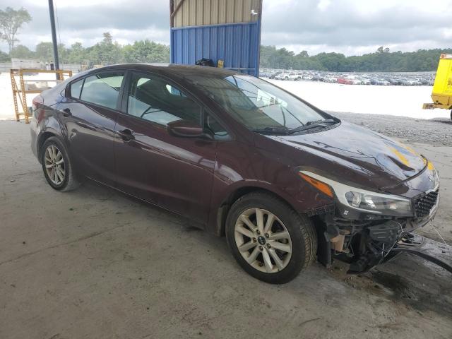 3KPFL4A75HE124241 - 2017 KIA FORTE LX MAROON photo 4