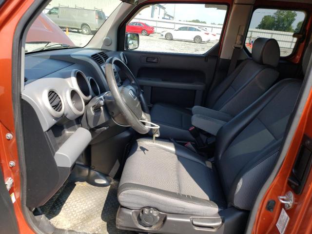 5J6YH17625L008709 - 2005 HONDA ELEMENT EX ORANGE photo 7