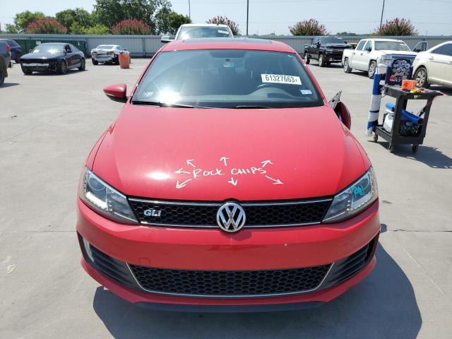 3VW4S7AJ3EM212582 - 2014 VOLKSWAGEN JETTA GLI RED photo 5