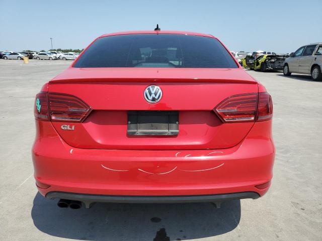 3VW4S7AJ3EM212582 - 2014 VOLKSWAGEN JETTA GLI RED photo 6