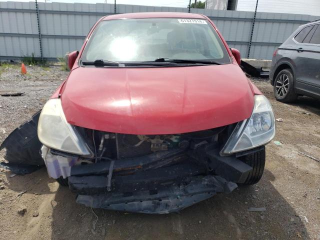 3N1BC1CP2CK247664 - 2012 NISSAN VERSA S RED photo 5