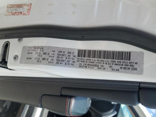 1C4PJMBS4HW538632 - 2017 JEEP CHEROKEE TRAILHAWK თეთრი ფოტო 14