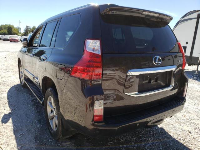 JTJBM7FX1C5036729 - 2012 LEXUS GX 460 BURGUNDY photo 3