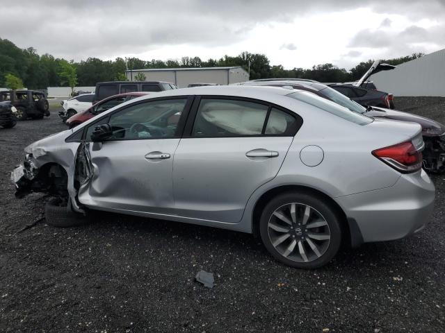 19XFB2F96FE083553 - 2015 HONDA CIVIC EXL SILVER photo 2