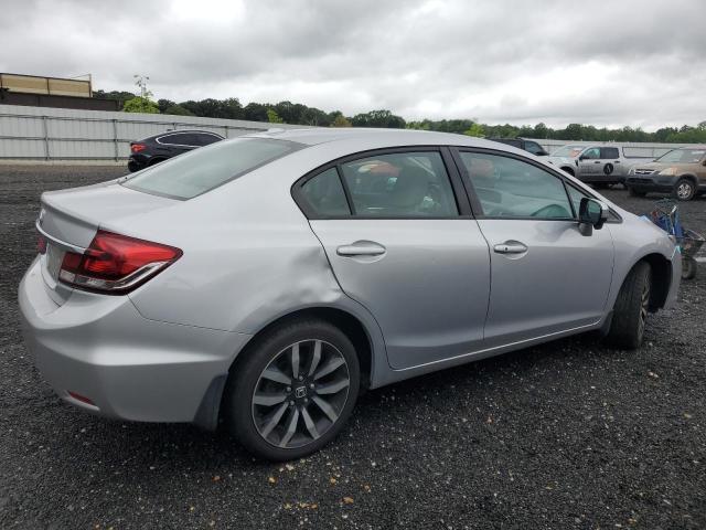 19XFB2F96FE083553 - 2015 HONDA CIVIC EXL SILVER photo 3