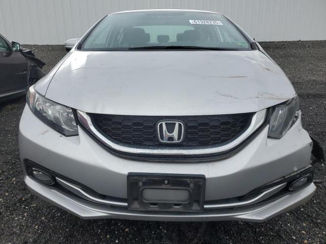 19XFB2F96FE083553 - 2015 HONDA CIVIC EXL SILVER photo 5