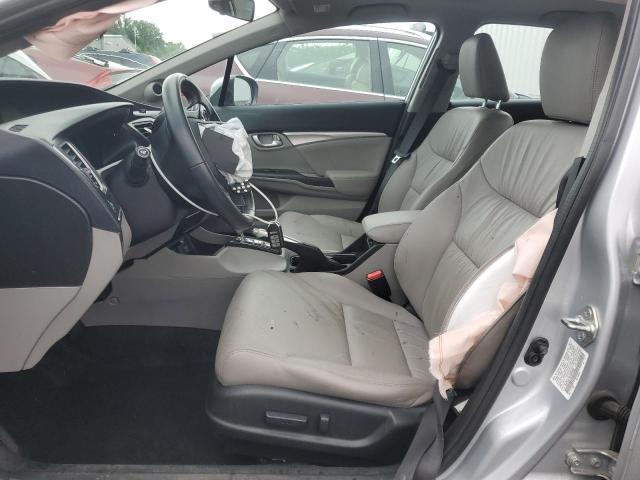 19XFB2F96FE083553 - 2015 HONDA CIVIC EXL SILVER photo 7