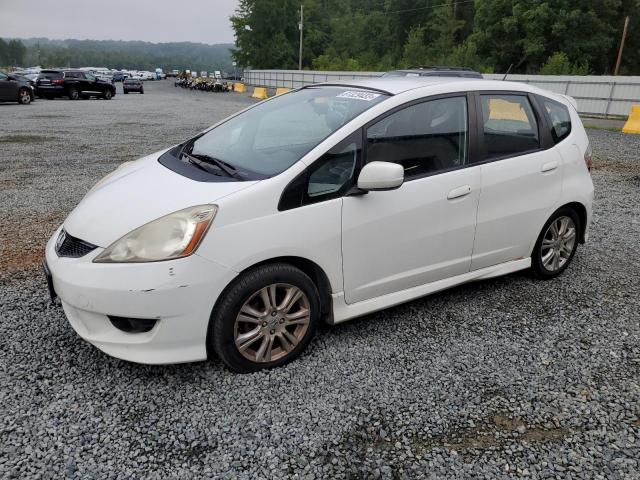 JHMGE88489S056788 - 2009 HONDA FIT SPORT WHITE photo 1