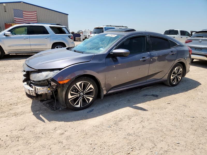 19XFC1F74HE021092 - 2017 HONDA CIVIC EXL GRAY photo 1