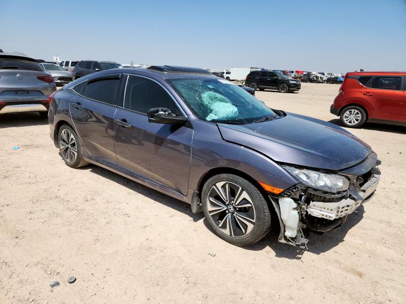 19XFC1F74HE021092 - 2017 HONDA CIVIC EXL GRAY photo 4