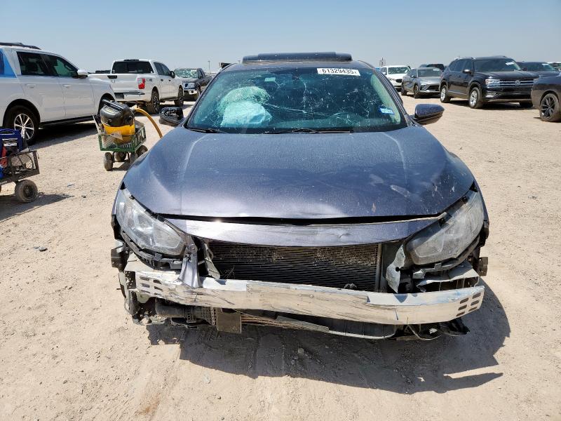 19XFC1F74HE021092 - 2017 HONDA CIVIC EXL GRAY photo 5