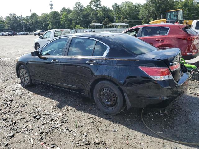 1HGCP2F38CA022611 - 2012 HONDA ACCORD LX BLACK photo 2