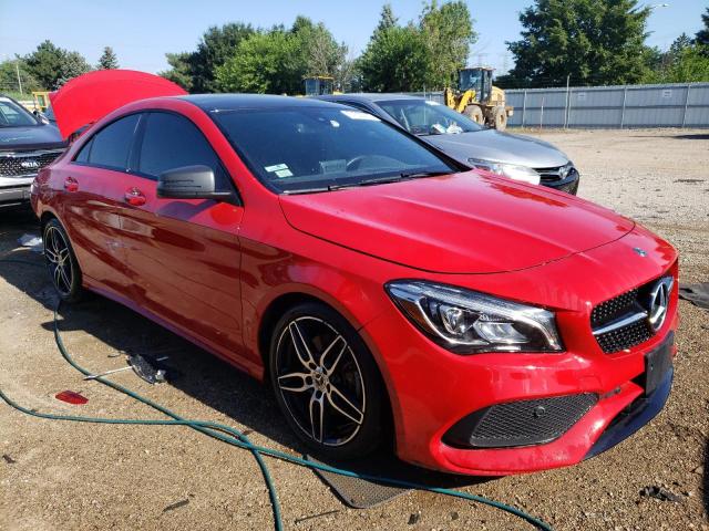 WDDSJ4GB8JN538265 - 2018 MERCEDES-BENZ CLA 250 4MATIC RED photo 4