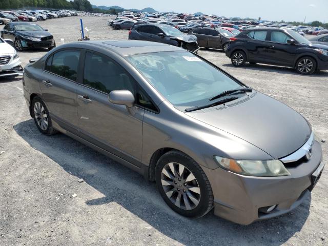 1HGFA16939L028777 - 2009 HONDA CIVIC EXL GRAY photo 4