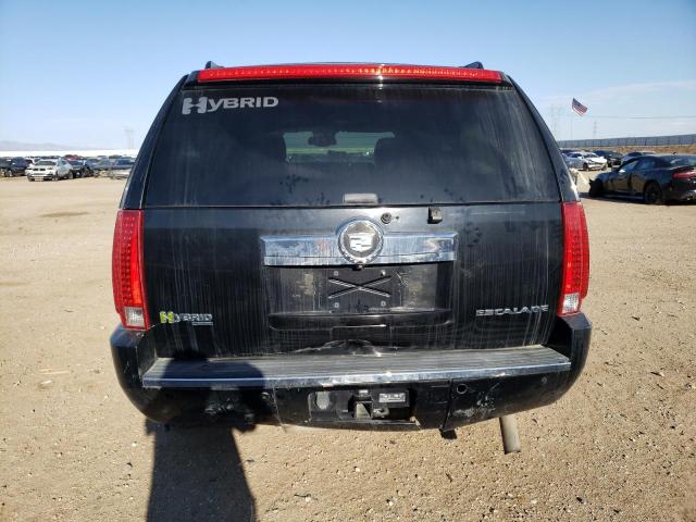 1GYFK43529R130108 - 2009 CADILLAC ESCALADE HYBRID BLACK photo 6