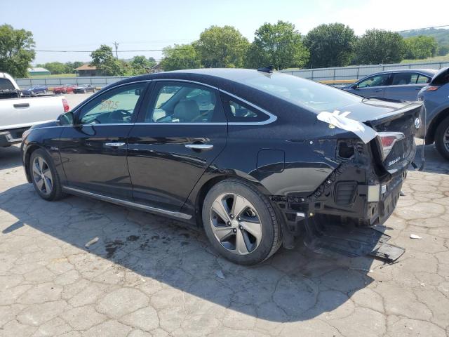 KMHE34L11HA058368 - 2017 HYUNDAI SONATA HYBRID BLACK photo 2