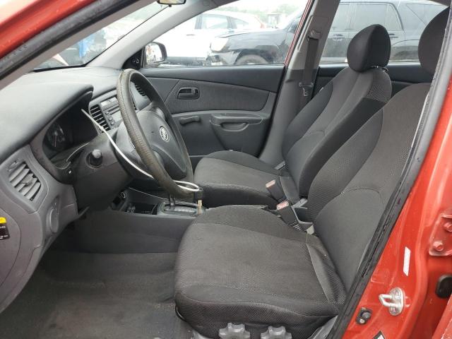 KNADE123786346830 - 2008 KIA RIO BASE ORANGE photo 7