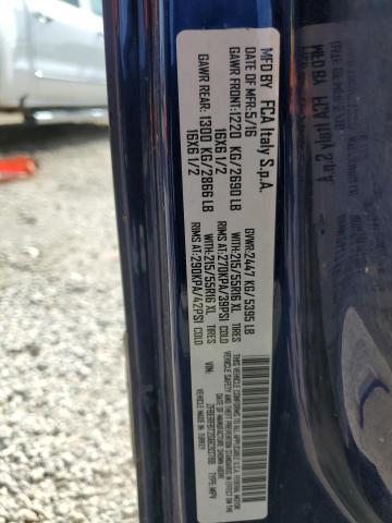 ZFBERFBT2G6C93788 - 2016 RAM PROMASTER SLT BLUE photo 13