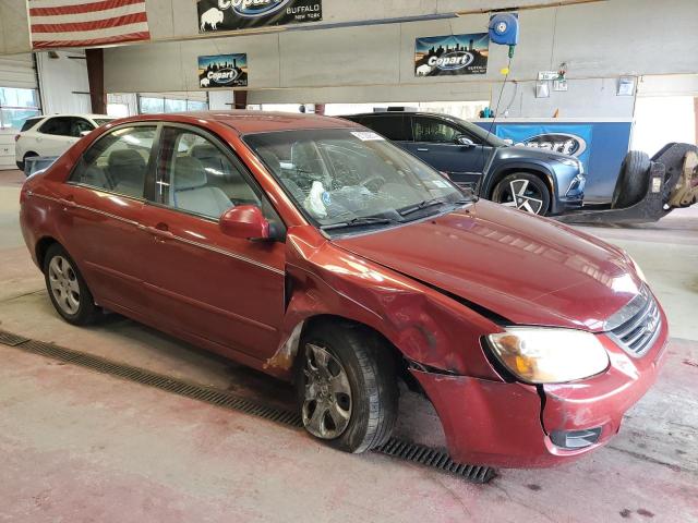 KNAFE122385581747 - 2008 KIA SPECTRA EX BURGUNDY photo 4