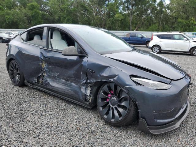 7SAYGDEF3PF602473 - 2023 TESLA MODEL Y GRAY photo 4