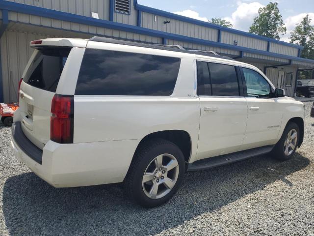 1GNSCJKC9FR705369 - 2015 CHEVROLET SUBURBAN C1500 LT WHITE photo 3