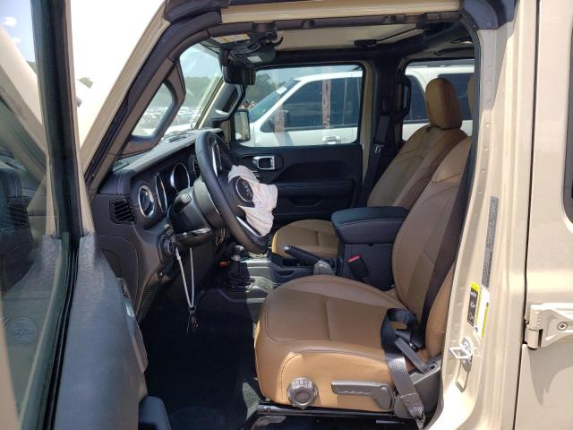 1C4JJXP62NW277175 - 2022 JEEP WRANGLER U SAHARA 4XE BEIGE photo 7