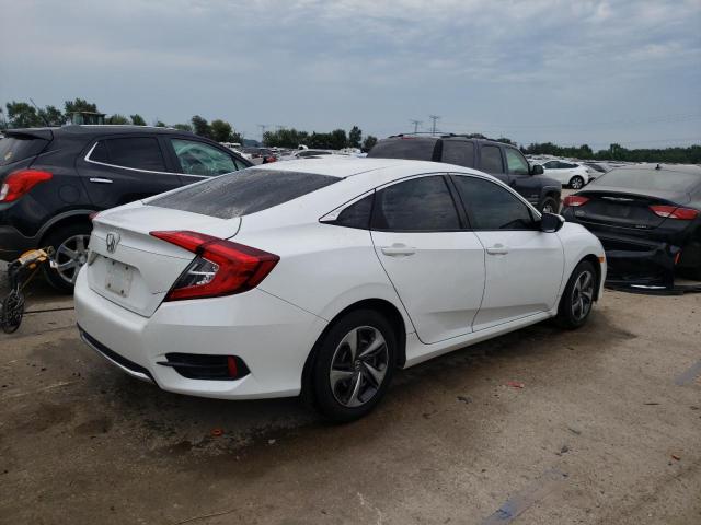 19XFC2F65KE035541 - 2019 HONDA CIVIC LX WHITE photo 3