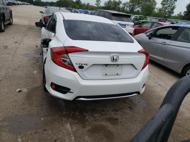 19XFC2F65KE035541 - 2019 HONDA CIVIC LX WHITE photo 6