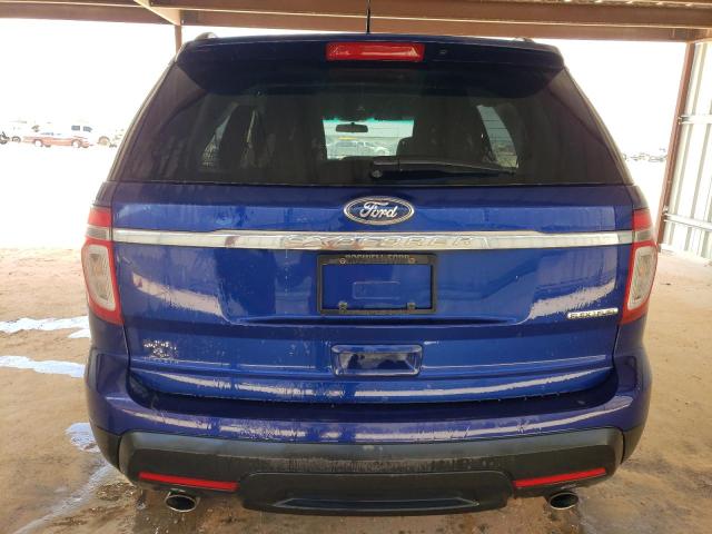 1FM5K7B86DGB47475 - 2013 FORD EXPLORER BLUE photo 6