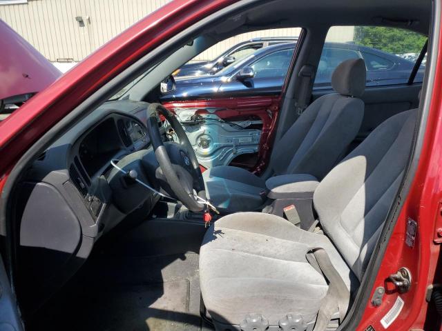 KMHDN46D55U929746 - 2005 HYUNDAI ELANTRA GLS RED photo 7