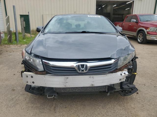 2HGFB2F51CH312025 - 2012 HONDA CIVIC LX GRAY photo 5