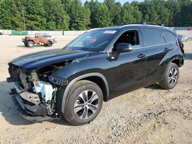 5TDGZRAH1LS009269 - 2020 TOYOTA HIGHLANDER XLE Schwarz Foto 1