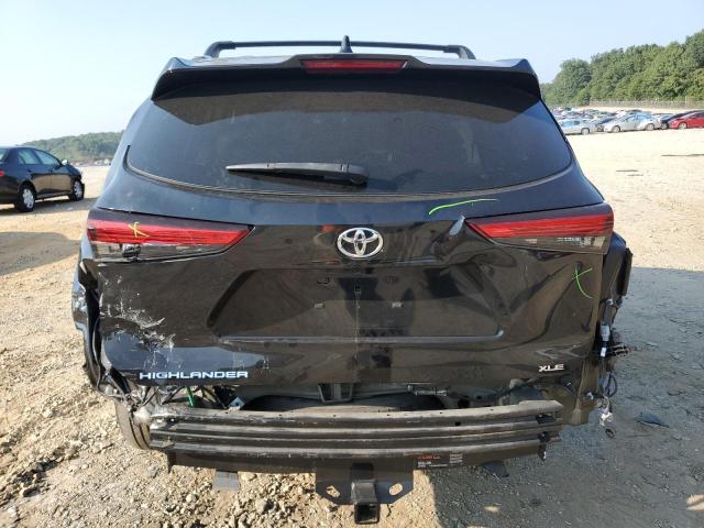 5TDGZRAH1LS009269 - 2020 TOYOTA HIGHLANDER XLE Schwarz Foto 6