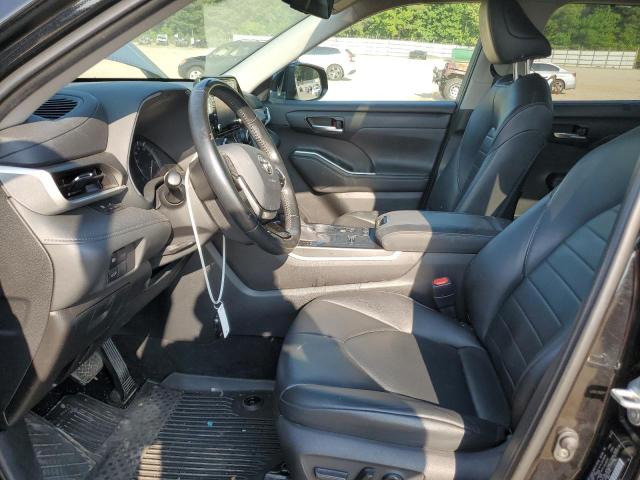 5TDGZRAH1LS009269 - 2020 TOYOTA HIGHLANDER XLE Schwarz Foto 7